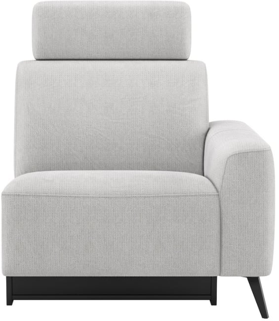 XOOON - Carini - Canapés - 1-zits accoudoir droite - réglage électrique 1 moteur + 1 appui-tête - ressorts Bonel