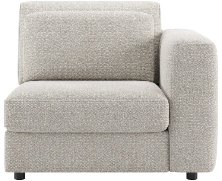 H&H - Delhi - Canapés - 1 place - accoudoir droit