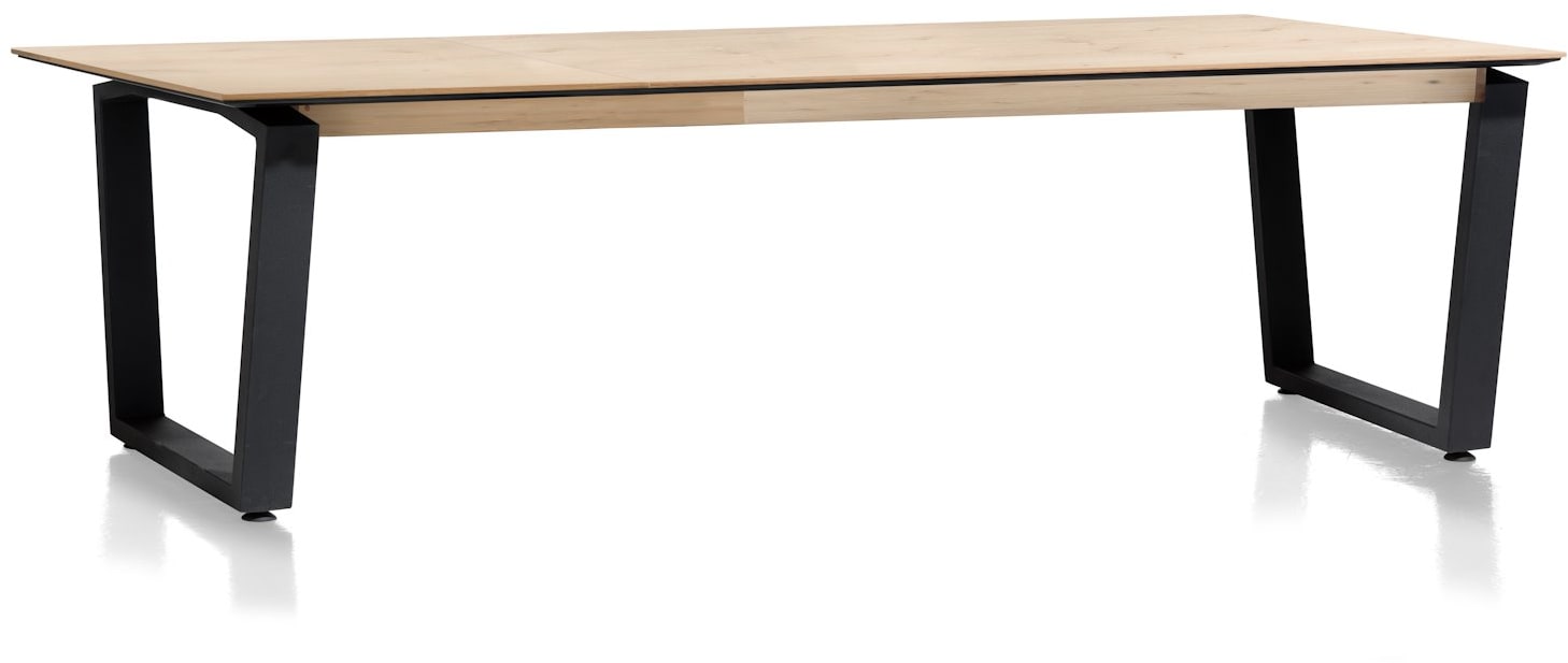 H&H - Vérone - Moderne - table à rallonge 190 (+ 80) x 100 cm