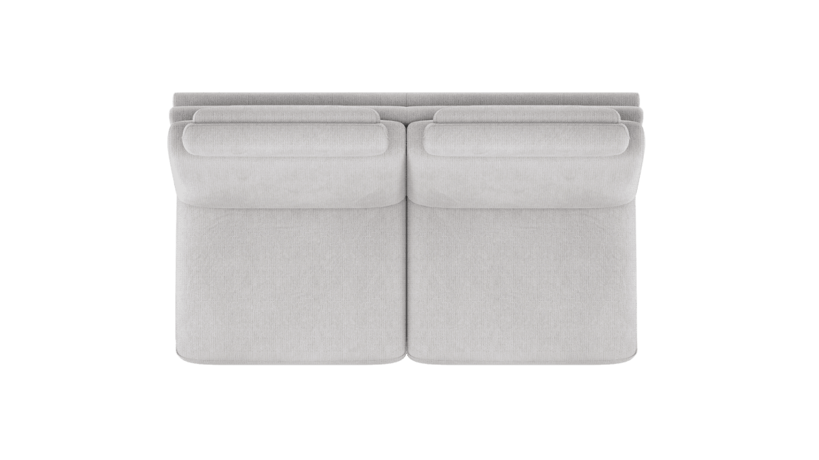 XOOON - Carini - Sofas - 3-Sitzer ohne Armlehnen - 2 x elektrisch verstellbar