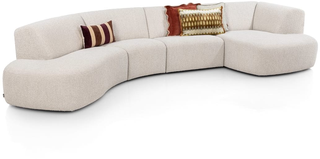 XOOON - Tineo - Salons - rond triangel element met rug