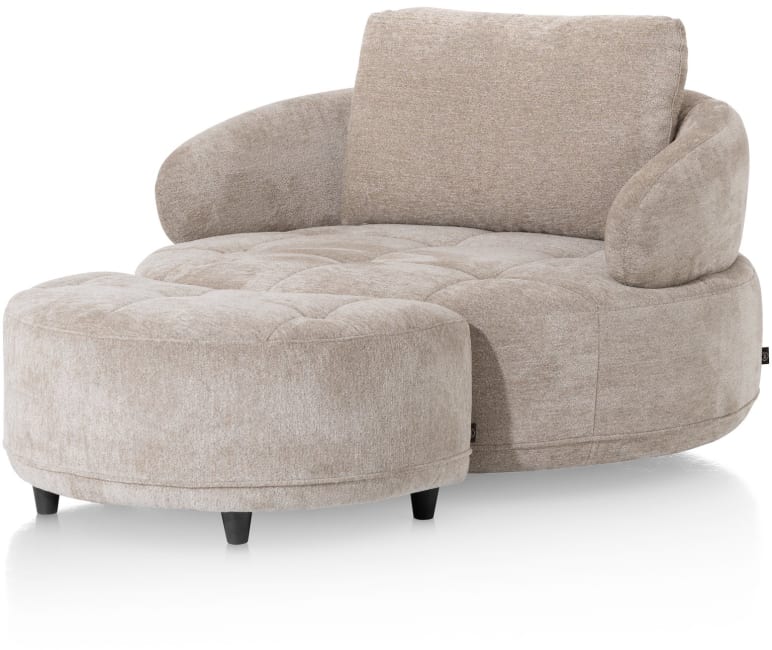 H&H - Ivana - Canapés - pouf 90 x 60 cm