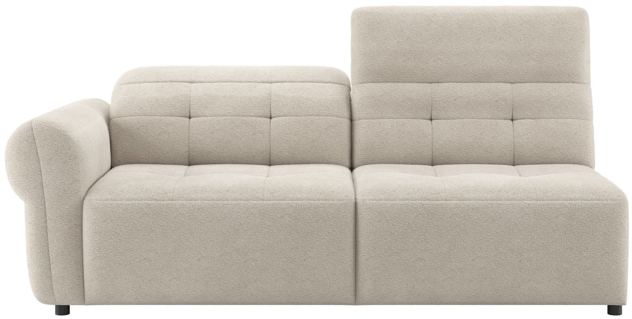 H&H - Garance - Canapés - 3-places accoudoir gauche - dossier fixe