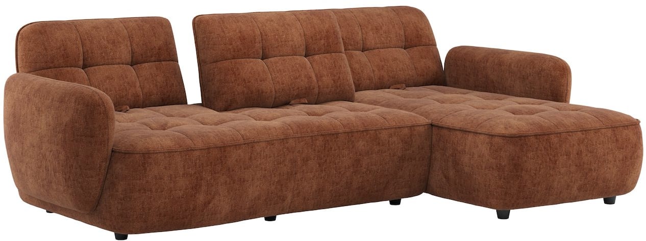 XOOON - Casoli - Sofas - 3 Sitzer Armlehne links verstellbar - Longchair rechts verstellbar