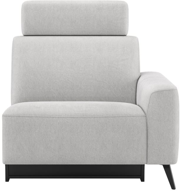 XOOON - Carini - Sofas - 1-Sitzer xl Armlehne rechts - elektrisch 1 Motor + 1 Kopfstütze - inkl. Bonellfederke