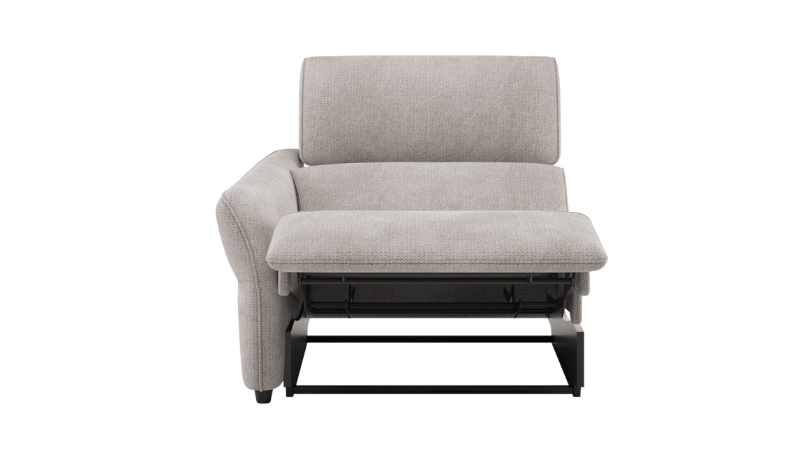 H&H - Maelys - Canapés - 1-place xl accoudoir gauche - réglable électrique - 1 x 2 moteurs