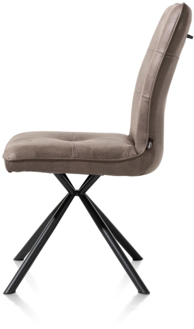 H&H - Noé - Industriel - chaise - pieds noir