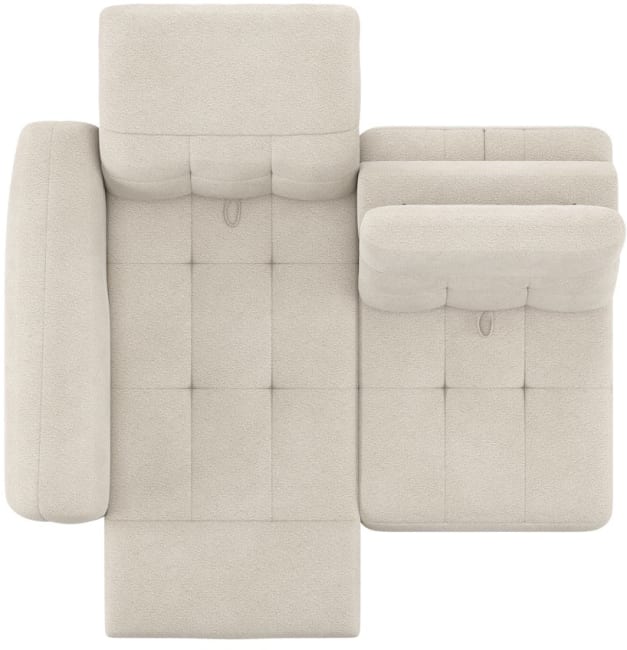 Henders and Hazel - Bologna - Banken - 2-zits - arm links - verstelbare rug - electrisch verstelbare voetsteun