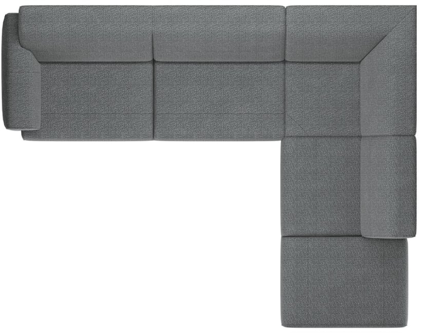 Happy@Home - Laval - Banken - 3 zits arm links - hoek - ottomane small rechts