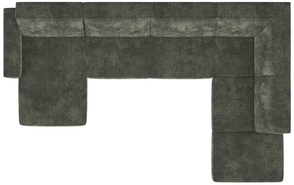 XOOON - Puglia - Sofas - Longchair links - 2,5 Sitzer ohne Armlehne - Eckteil - Ottomane klein rechts