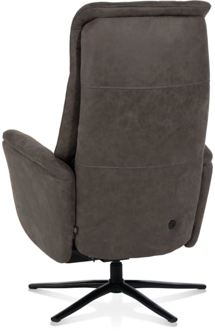 H&H - Ferrarini - fauteuil relax - réglage électrique - pied noir - appui-tête reglable + batterie