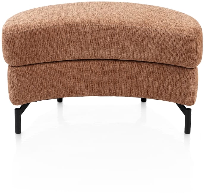 H&H - Anaba - Canapés - pouf arrondi - 80 x 52 cm
