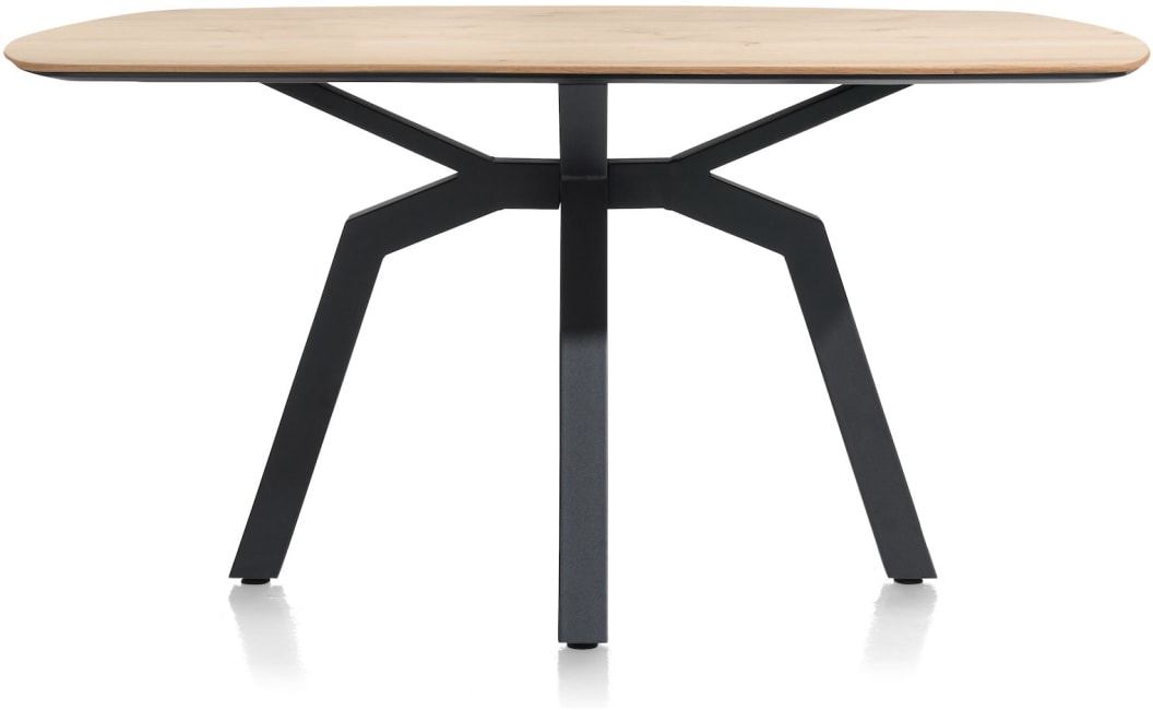 H&H - Vérone - Moderne - table de bar ovale 190 x 108 cm (hauteur: 92 cm)