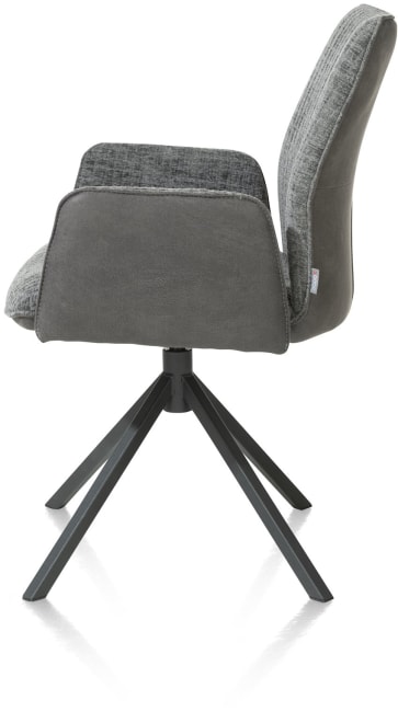 XOOON - Franky - Armlehnstuhl - drehbares Metallgestell