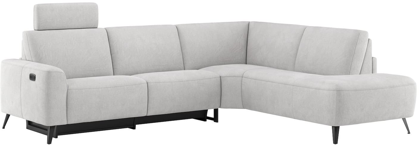 XOOON - Carini - Sofas - 2,5 Sitzer Armlehne links relax - Ottomane gross rechts
