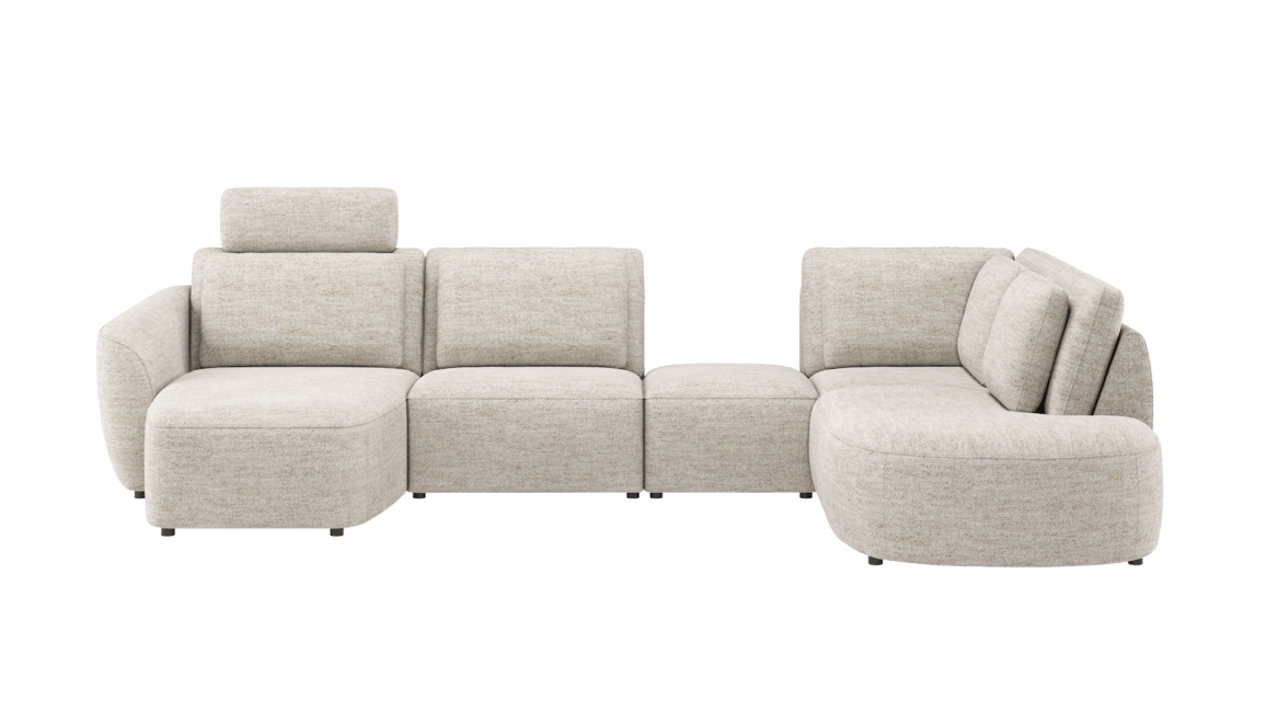 H&H - Burdigala - Canapés - pouf / élément intermédiaire