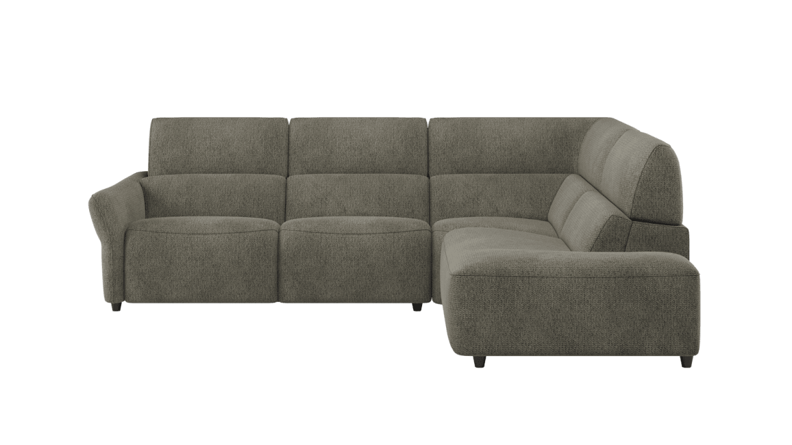 H&H - Maelys - Canapés - 2,5 places accoudoir gauche - partie d&#39;angle - ottomane petite droite