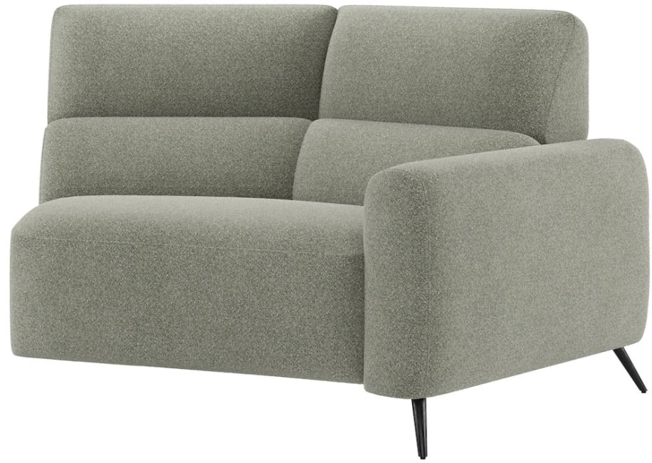 XOOON - Creazzo - Sofas - 1-Sitzer 45° - Armlehne rechts - Fest - Standardfuß