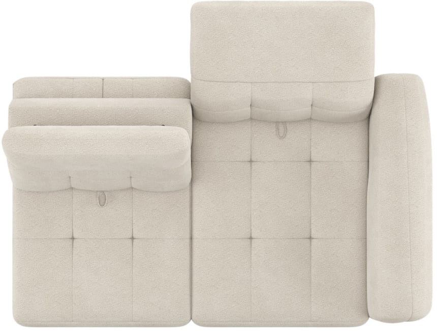 Henders and Hazel - Bologna - Banken - 2.5-zits - arm rechts - verstelbare rug - electrisch verstelbare voetsteun