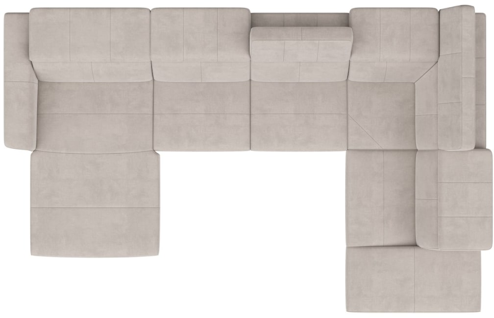 H&H - Bangkok - Canapés - Meridienne grand gauche - 2,5 places sans accoudoirs - Ottomane grand droite