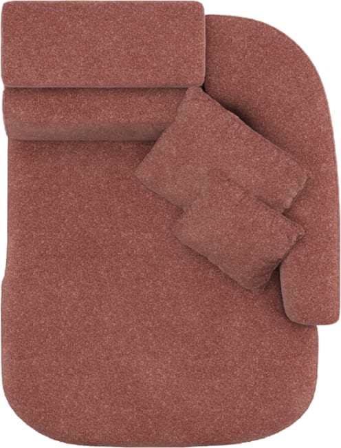 XOOON - Cantello - Sofas - Longchair curved - rechts