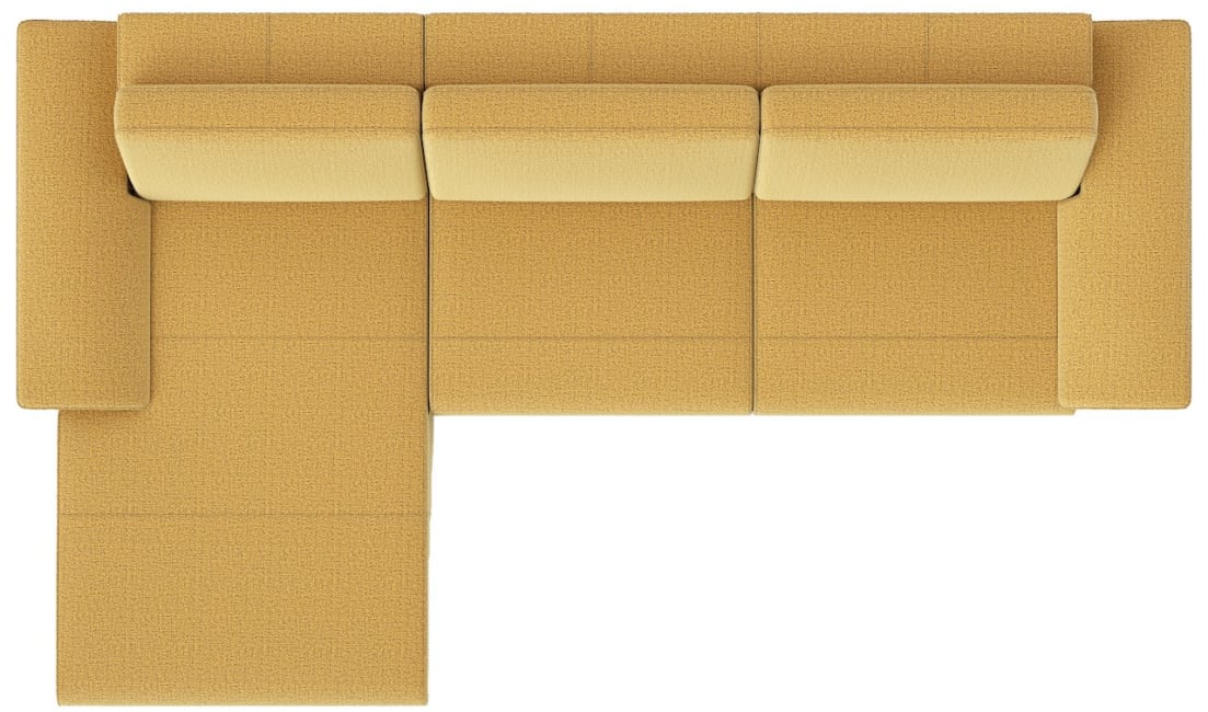 H&H - Tarascon - Canapés - Meridienne gauche - 3 places accoudoir droit