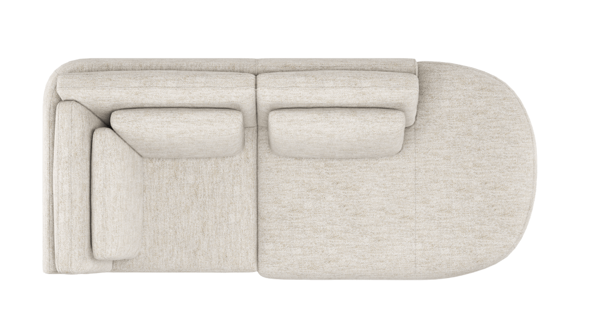 H&H - Burdigala - Canapés - grande ottomane droite