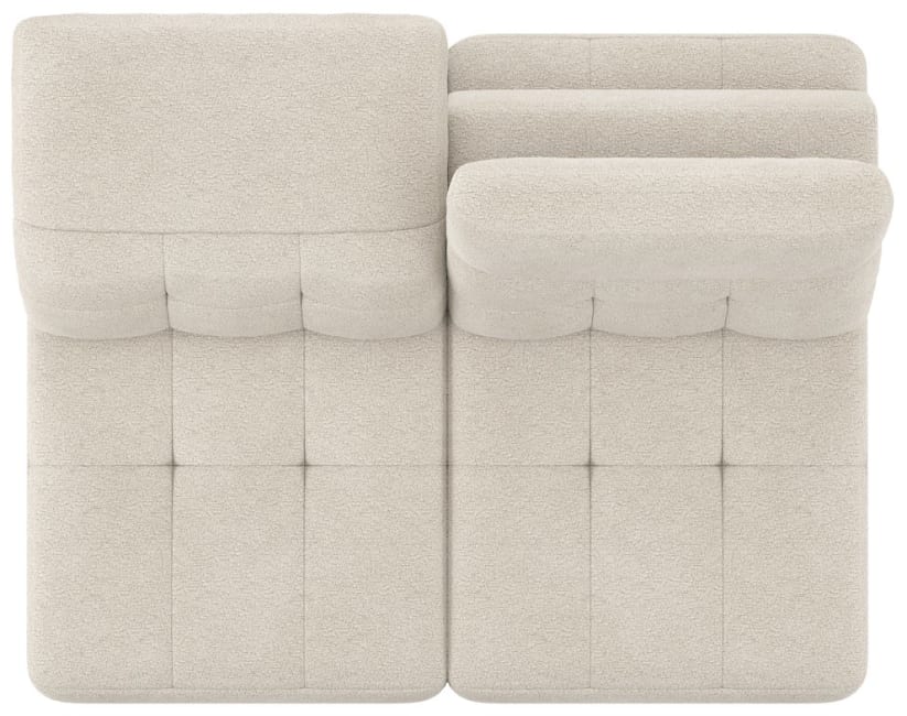 Henders and Hazel - Bologna - Banken - 2-zits - zonder armen - fix rug - electrisch verstelbare voetsteun