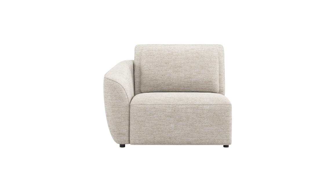 H&H - Burdigala - Canapés - 1-place - accoudoir gauche