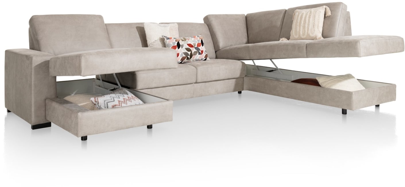 Happy@Home - Sydney - Modern - Banken - ottomane big incl. hoek - rechts