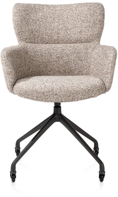 XOOON - Sage - Armlehnstuhl + Rollen - Aluminium Gestell - selected choices