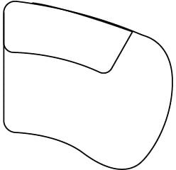 Henders & Hazel - Tivoli - Canapés - Ottomane droite arrondie