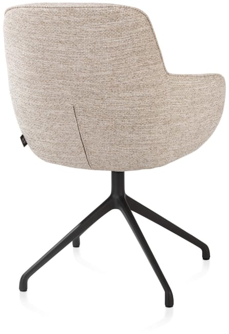 H&H - Marius - chaise à accoudoirs - pivotante