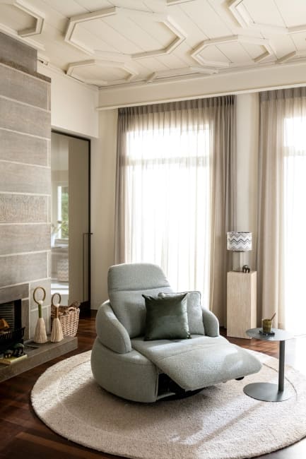 Henders and Hazel - Hollywood - Homecinema draaifauteuil xl, met relaxsysteem en verstelbare rug