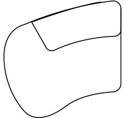 Henders & Hazel - Tivoli - Canapés - Ottomane gauche arrondie