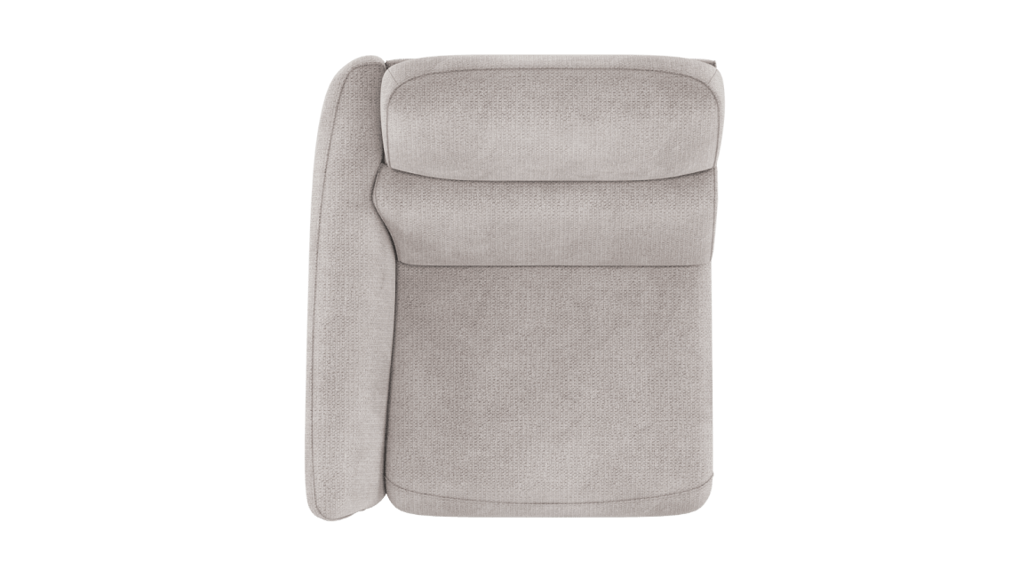 H&H - Maelys - Canapés - 1-place accoudoir gauche - réglable électrique - 1 x 2 moteurs