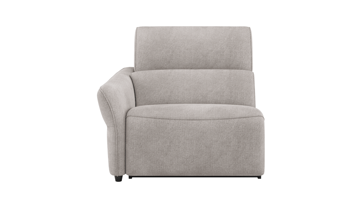 H&H - Maelys - Canapés - 1-place xl accoudoir gauche - réglable électrique - 1 x 2 moteurs