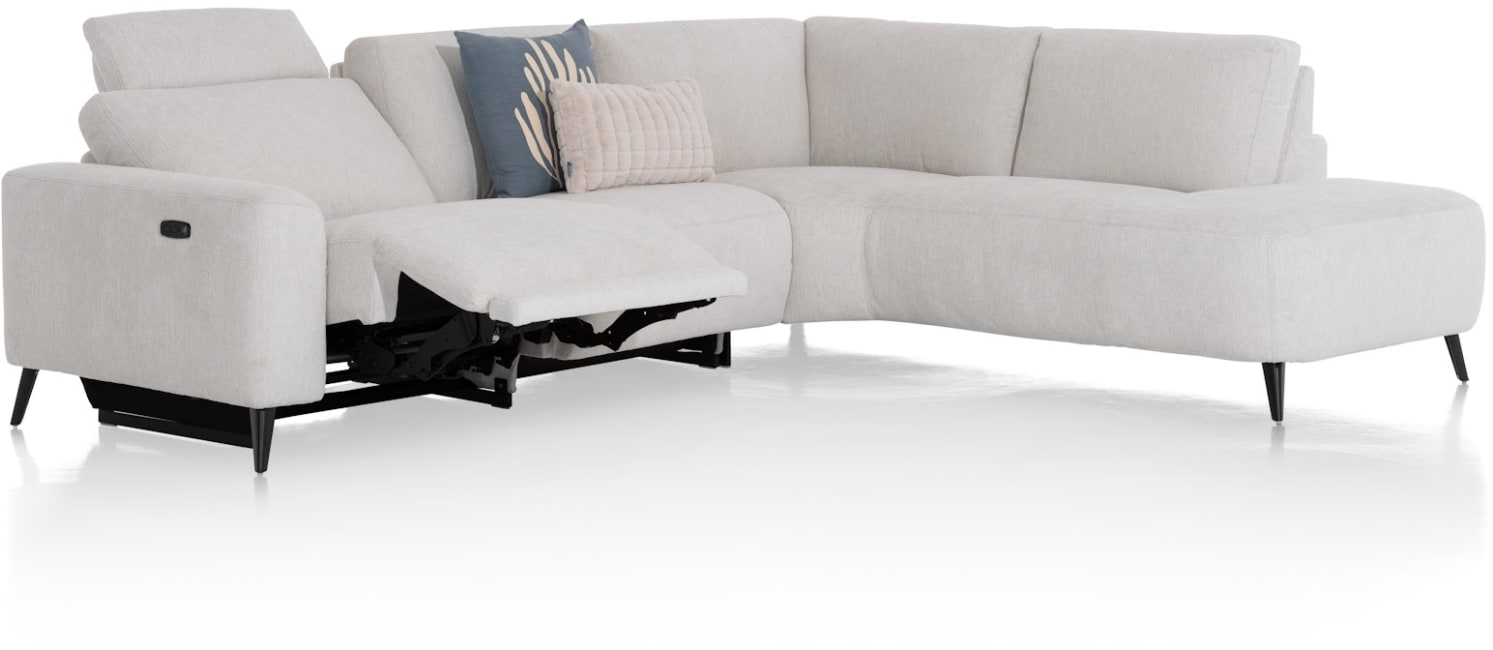 XOOON - Carini - Sofas - 2,5 Sitzer Armlehne links relax - Ottomane gross rechts