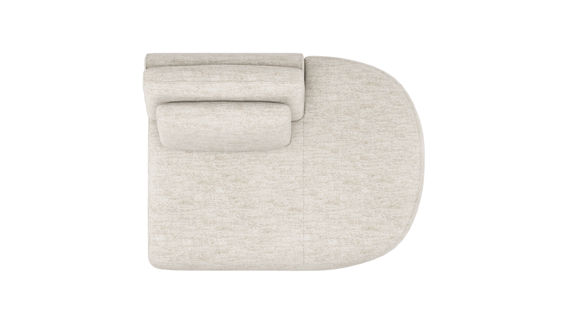 H&H - Burdigala - Canapés - petite ottomane droite