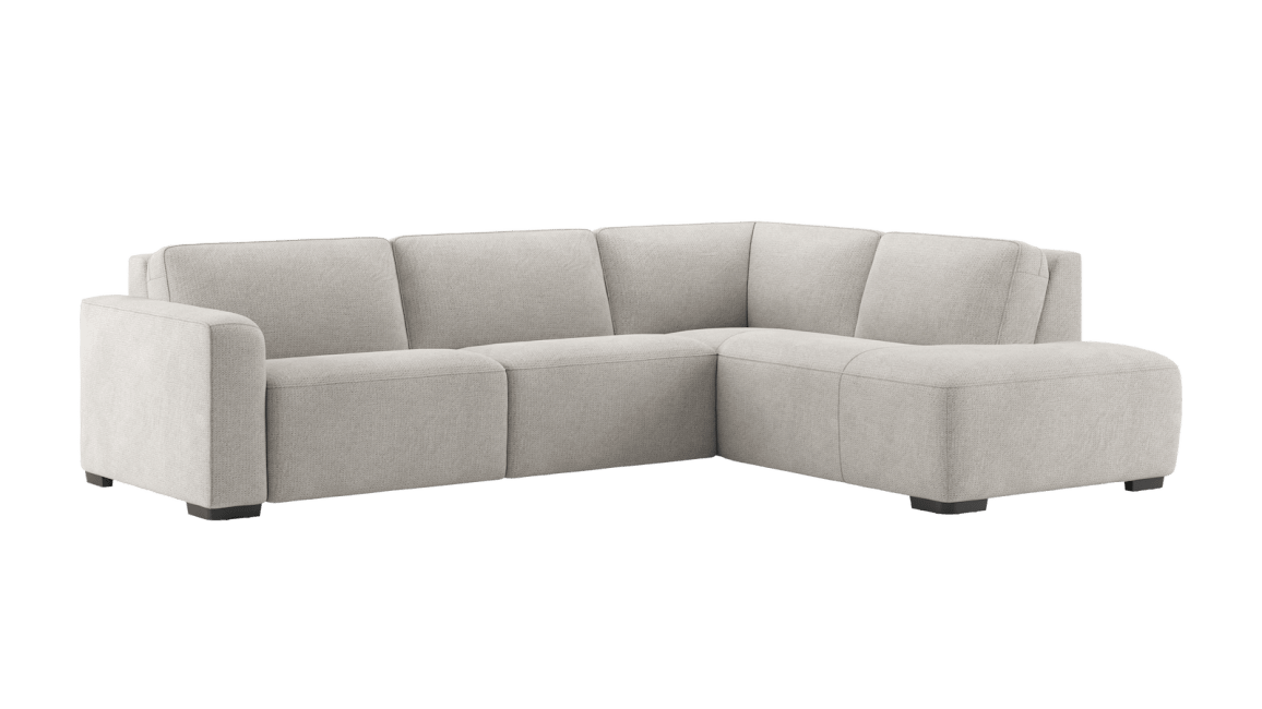 Happy@Home - Babette - Banken - 2,5 zits arm links vast - ottomane big rechts