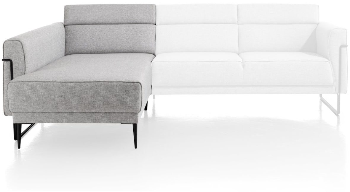 XOOON - Fiskardo - Scandinavisch design - Salons - longchair met lange arm - links