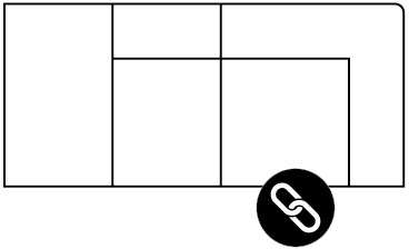 XOOON - Cantello - Sofas - Ottomane big - links