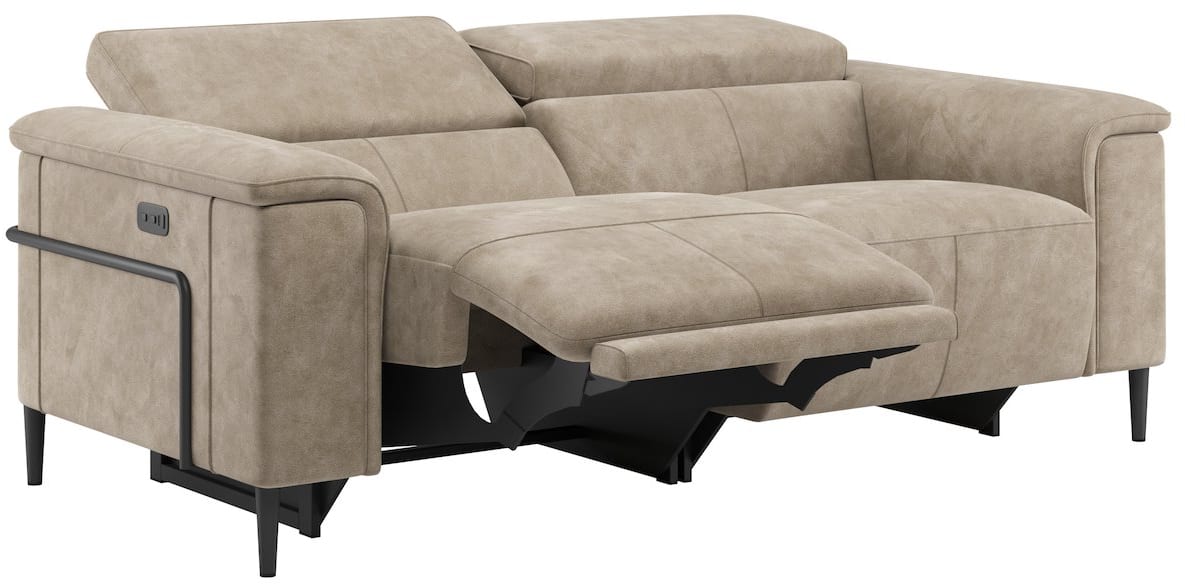 H&H - Cassie - Canapés - 2.5-places - réglable électique à 1 moteur