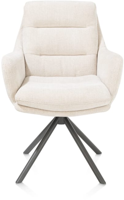H&H - Sacha - chaise à accoudoirs - pivotante