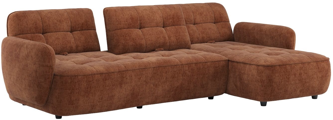 XOOON - Casoli - Sofas - 3,5 Sitzer Armlehne links verstellbar - Longchair rechts verstellbar