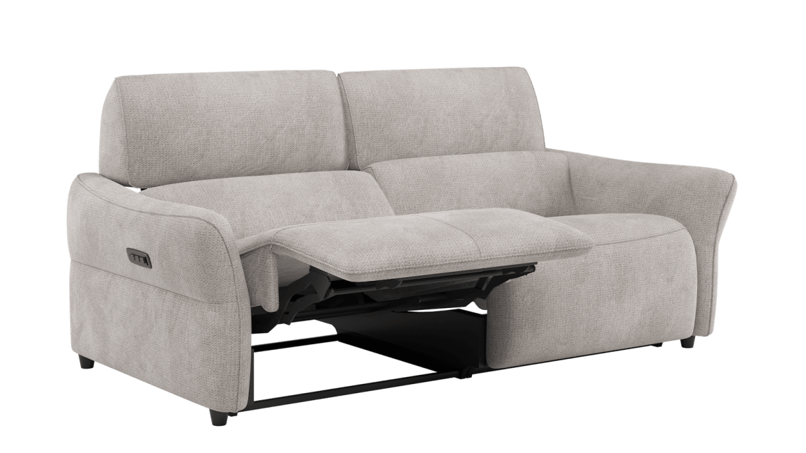 H&H - Maelys - Canapés - 3-places - réglable électrique - 2 x 2 moteurs