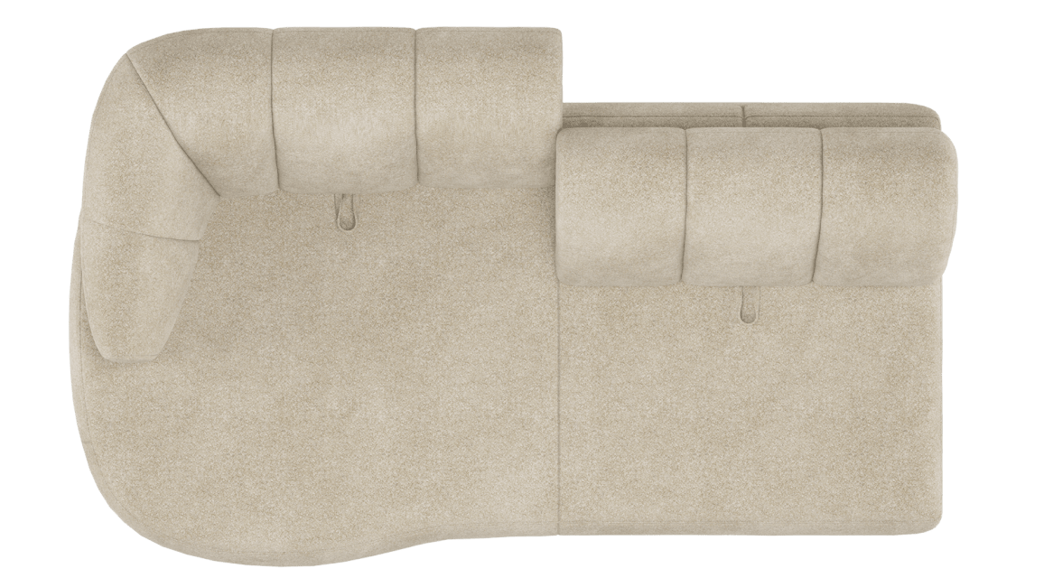 Henders and Hazel - Burgos - Banken - 3.5-zits arm links - flex