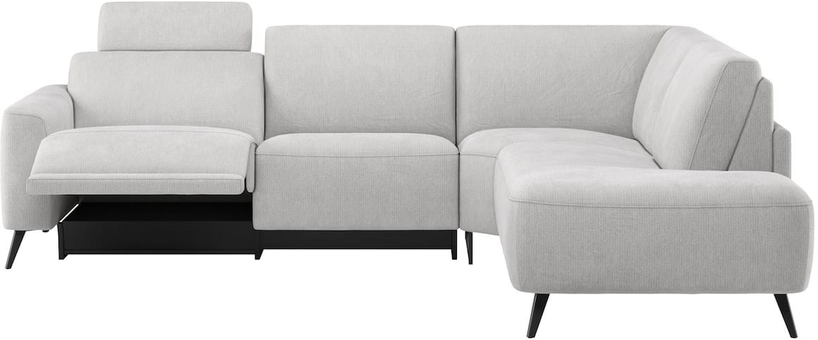 XOOON - Carini - Sofas - 2,5 Sitzer Armlehne links relax - Ottomane gross rechts