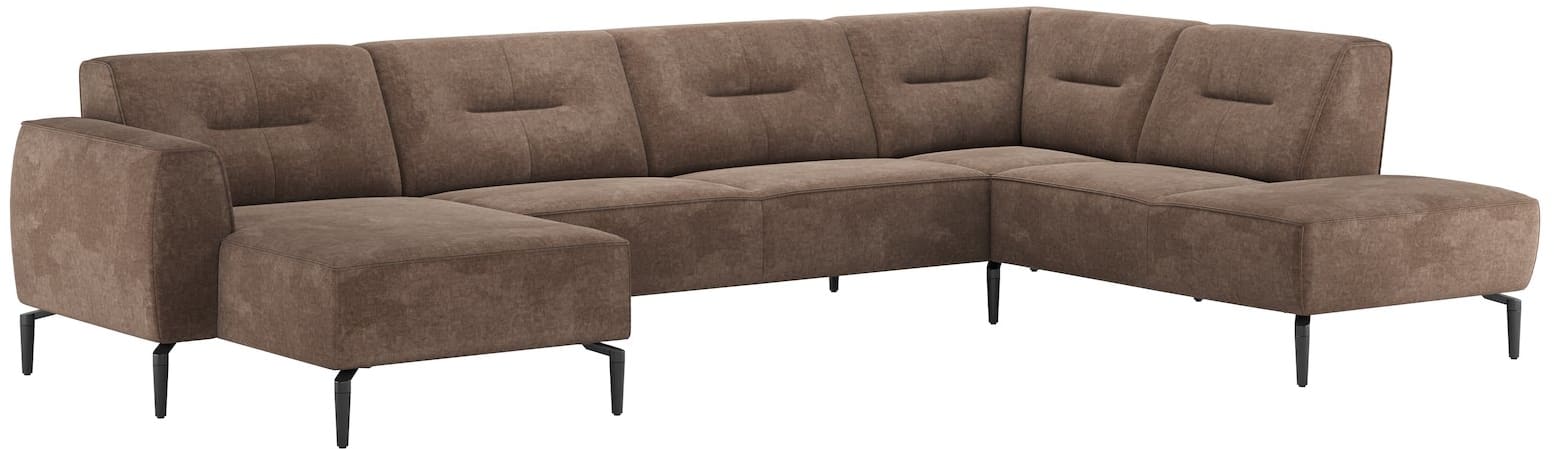 Happy@Home - Campos - Banken - Longchair links - 2,5 zits zonder armen - hoek - ottomane small rechts