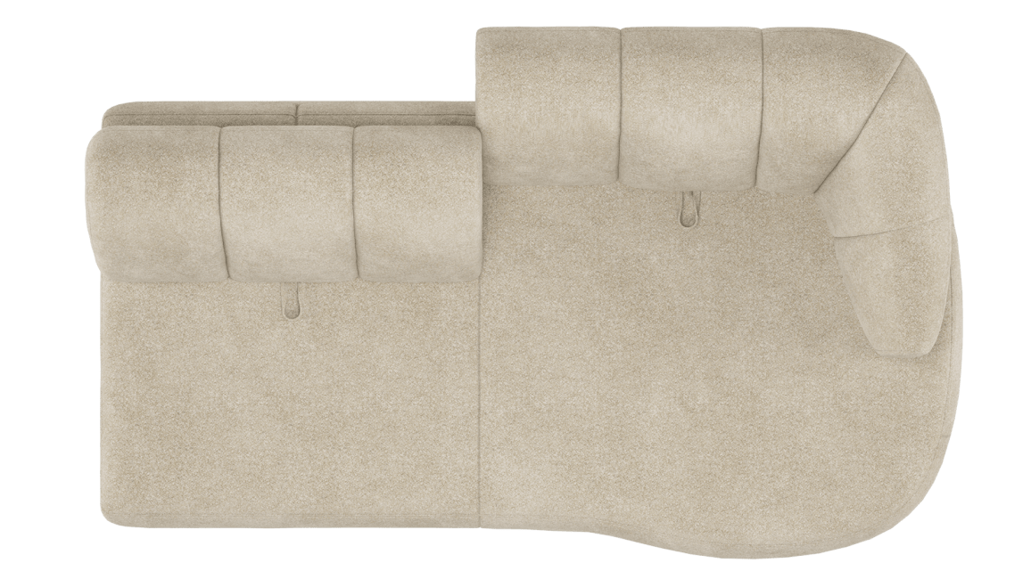 Henders and Hazel - Burgos - Banken - 3.5-zits arm rechts - flex